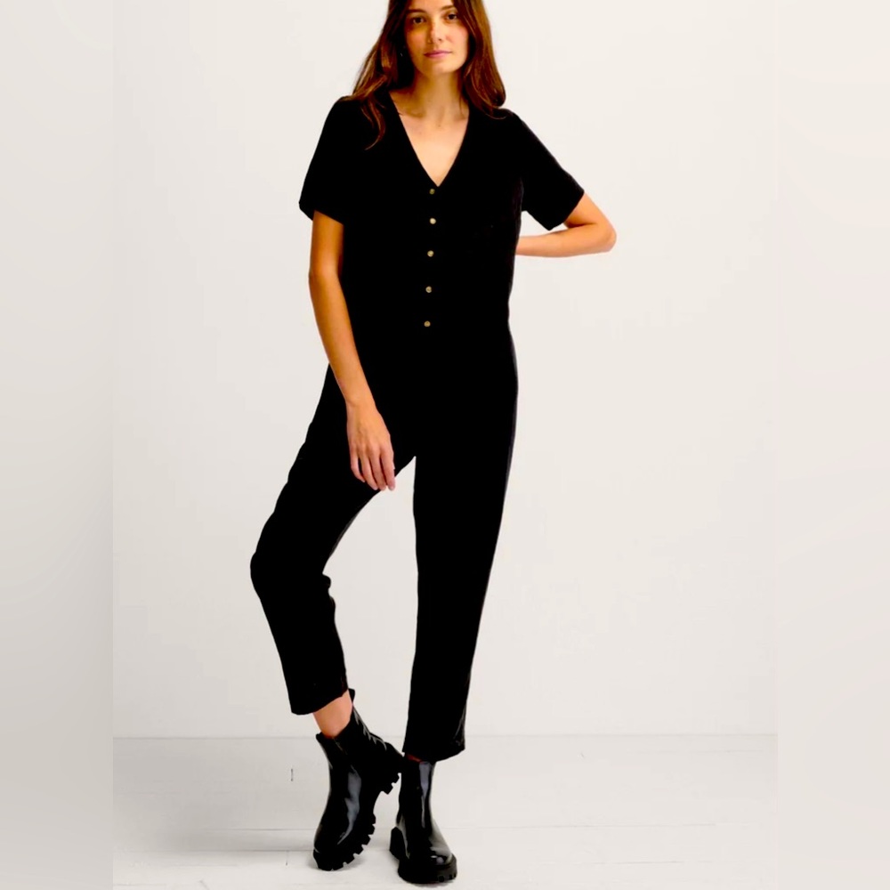 Hatch Maternity Noelle Jumpsuit Large